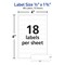 Avery No-Iron Fabric Labels, 1/2" x 1-3/4", Washer and Dryer-Safe Waterproof Labels, Non-Printable, 180 Blank Labels Total (40721)